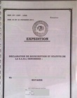 Statuts de la société